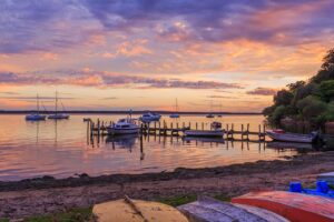 View of Jetty Road Retreat at Dusk